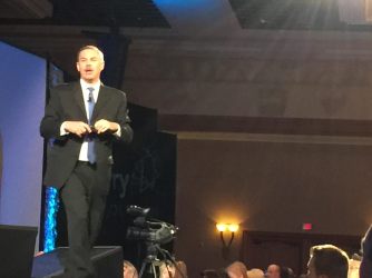 Stefan Swanepoel speaks at Tom Ferry's 2016 Success Summit in Las Vegas.