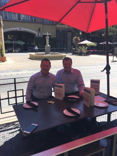 Gino Blefari with Carmine Gallo, author of The Storyteller's Secret.