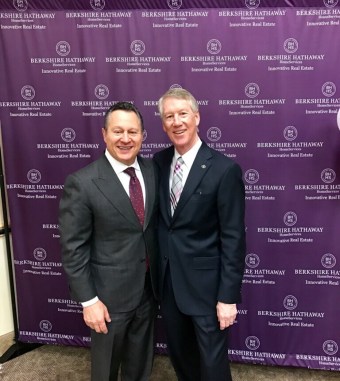 Gino Blefari, CEO of Berkshire Hathaway HomeServices, with Larry Kendall, author of Ninja Selling.