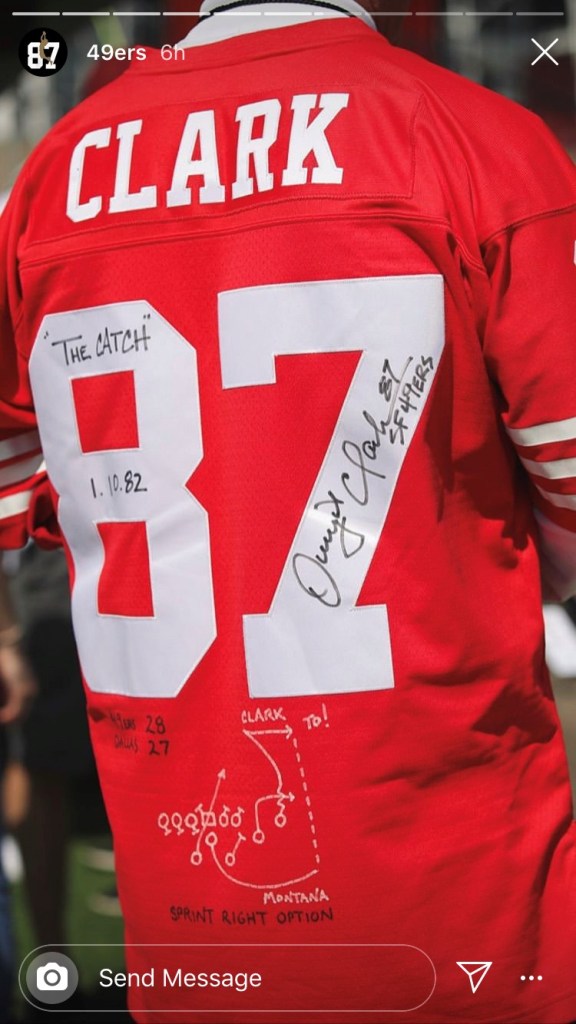 Gino Blefari in his Clark jersey